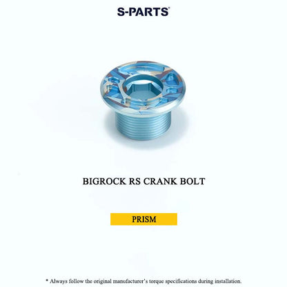 BIGROCK RS Titanium Crank Bolt & Self-Extracting Cap Kit SHIMANO TL-LR15 Compatible