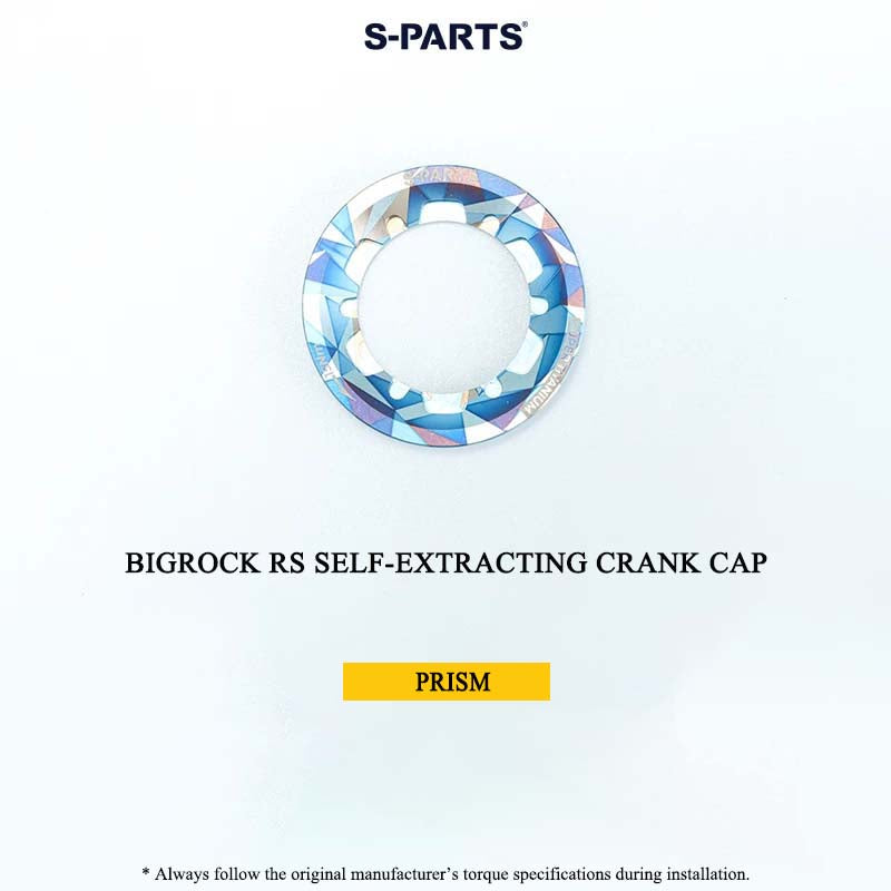 BIGROCK RS Titanium Crank Bolt & Self-Extracting Cap Kit SHIMANO TL-LR15 Compatible