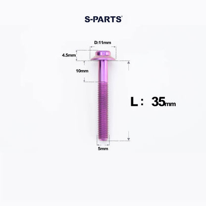 M5 Titanium Caliper Bolts for Shimano Flat Mount - R9270 / R8170 / R8070 / R7170