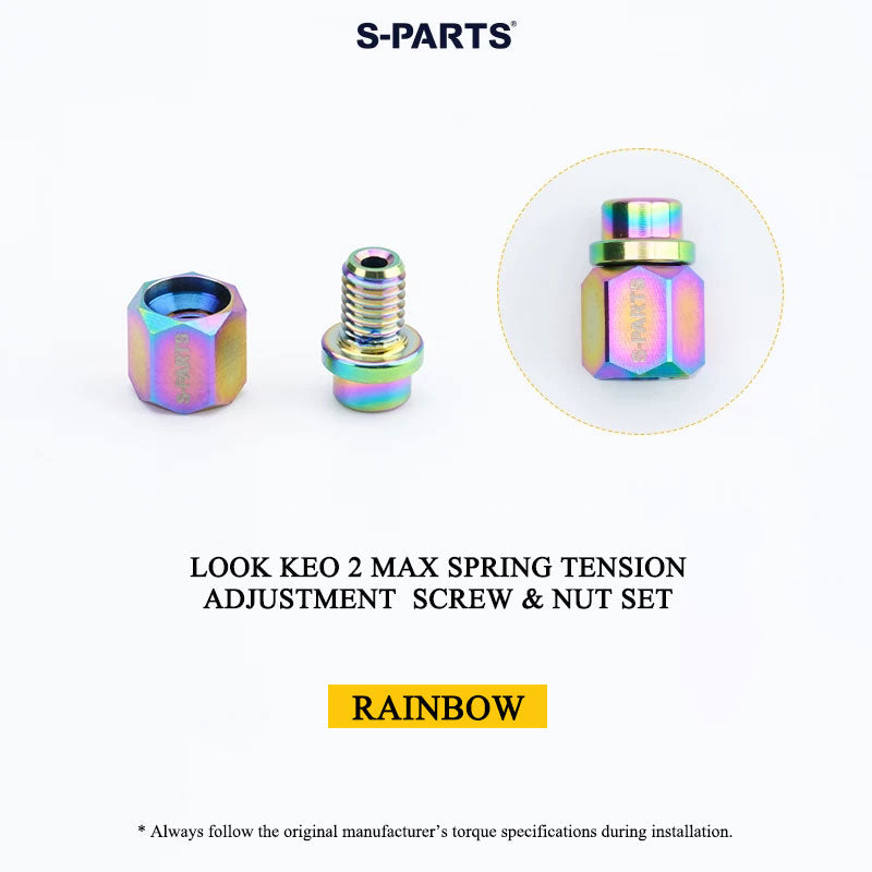 Grade 5 Titanium Pedal Axle & Parts for LOOK KEO 2 MAX