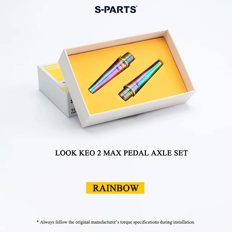 Grade 5 Titanium Pedal Axle & Parts for LOOK KEO 2 MAX