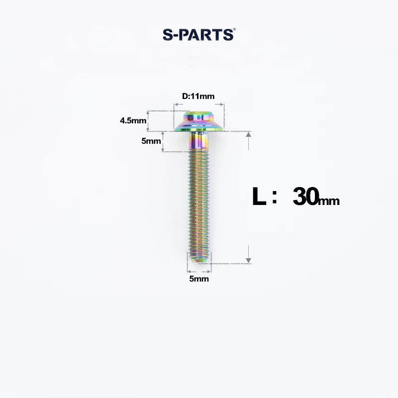 M5 Titanium Caliper Bolts for Shimano Flat Mount - R9270 / R8170 / R8070 / R7170