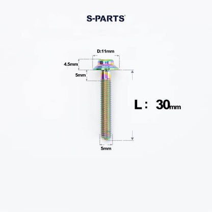 M5 Titanium Caliper Bolts for Shimano Flat Mount - R9270 / R8170 / R8070 / R7170
