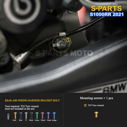 Grade 5 Titanium Bolts & Fasteners for 2021 BMW S1000RR