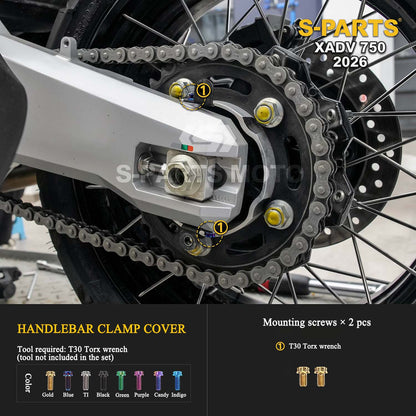 Grade 5 Titanium Torx Bolts & Screws for Honda XADV 750 (2026)