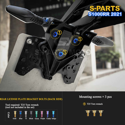 Grade 5 Titanium Bolts & Fasteners for 2021 BMW S1000RR