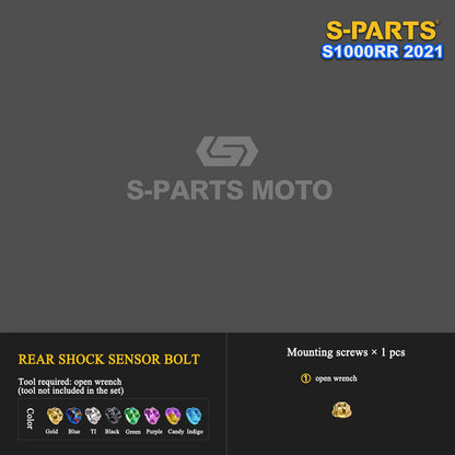 Grade 5 Titanium Bolts & Fasteners for 2021 BMW S1000RR
