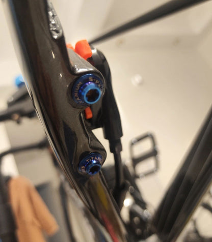 M5 Titanium Caliper Bolts for Shimano Flat Mount - R9270 / R8170 / R8070 / R7170