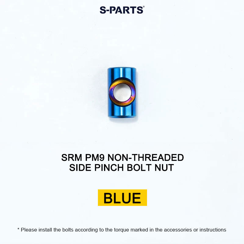 Grade 5 Titanium Crank Arm Pinch Bolt Nut for SRM PM9 Power Meter Cranks