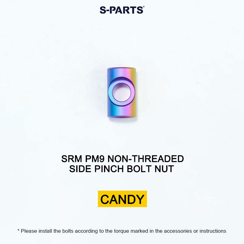 Grade 5 Titanium Crank Arm Pinch Bolt Nut for SRM PM9 Power Meter Cranks