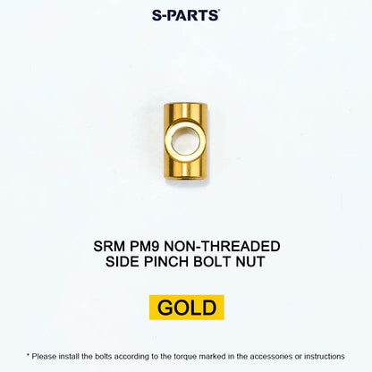 Grade 5 Titanium Crank Arm Pinch Bolt Nut for SRM PM9 Power Meter Cranks