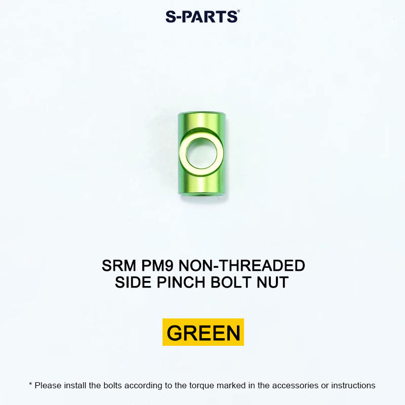 Grade 5 Titanium Crank Arm Pinch Bolt Nut for SRM PM9 Power Meter Cranks