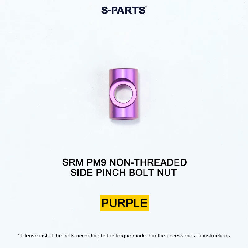 Grade 5 Titanium Crank Arm Pinch Bolt Nut for SRM PM9 Power Meter Cranks