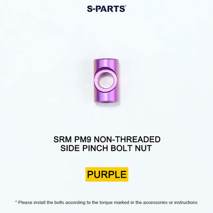 Grade 5 Titanium Crank Arm Pinch Bolt Nut for SRM PM9 Power Meter Cranks