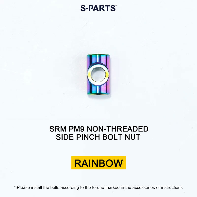 Grade 5 Titanium Crank Arm Pinch Bolt Nut for SRM PM9 Power Meter Cranks