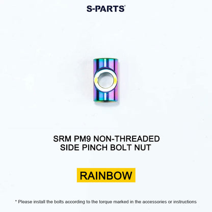 Grade 5 Titanium Crank Arm Pinch Bolt Nut for SRM PM9 Power Meter Cranks