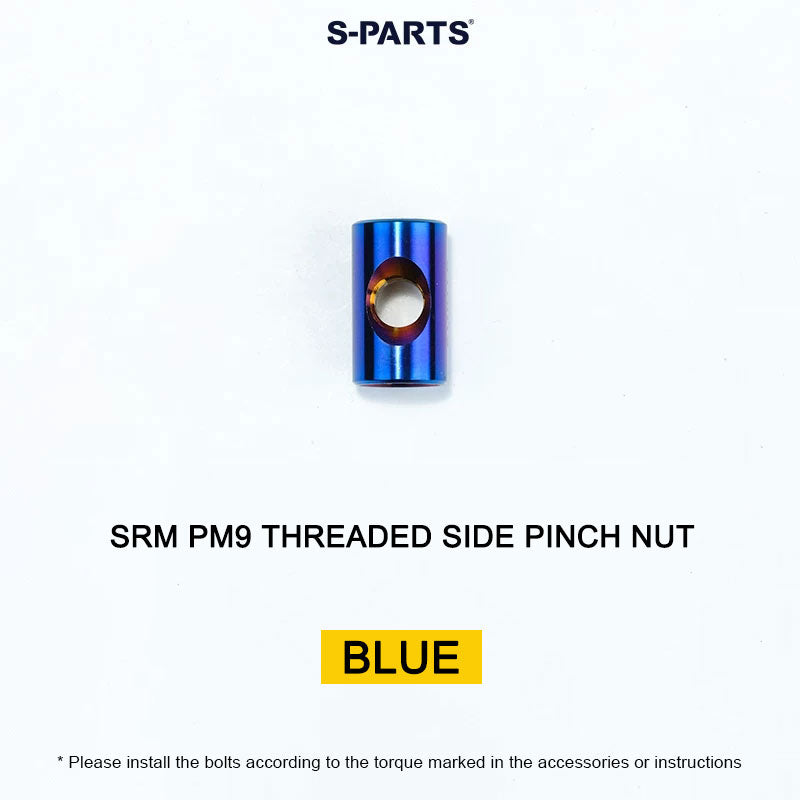 Grade 5 Titanium Crank Arm Pinch Bolt Nut for SRM PM9 Power Meter Cranks