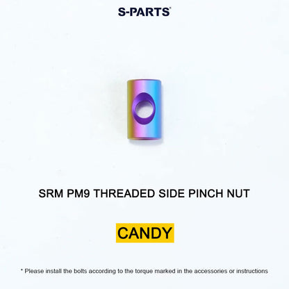 Grade 5 Titanium Crank Arm Pinch Bolt Nut for SRM PM9 Power Meter Cranks