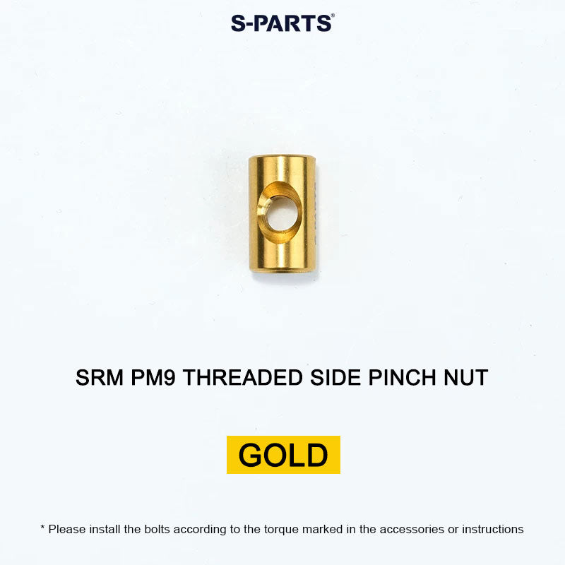 Grade 5 Titanium Crank Arm Pinch Bolt Nut for SRM PM9 Power Meter Cranks