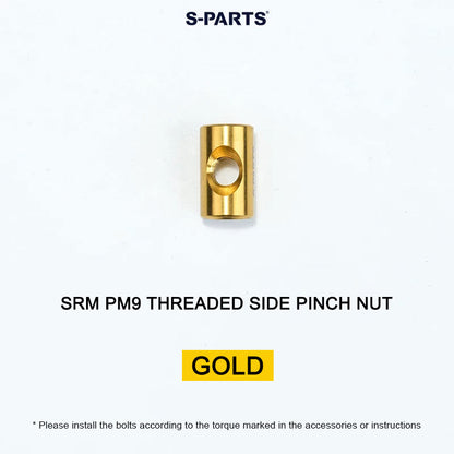Grade 5 Titanium Crank Arm Pinch Bolt Nut for SRM PM9 Power Meter Cranks