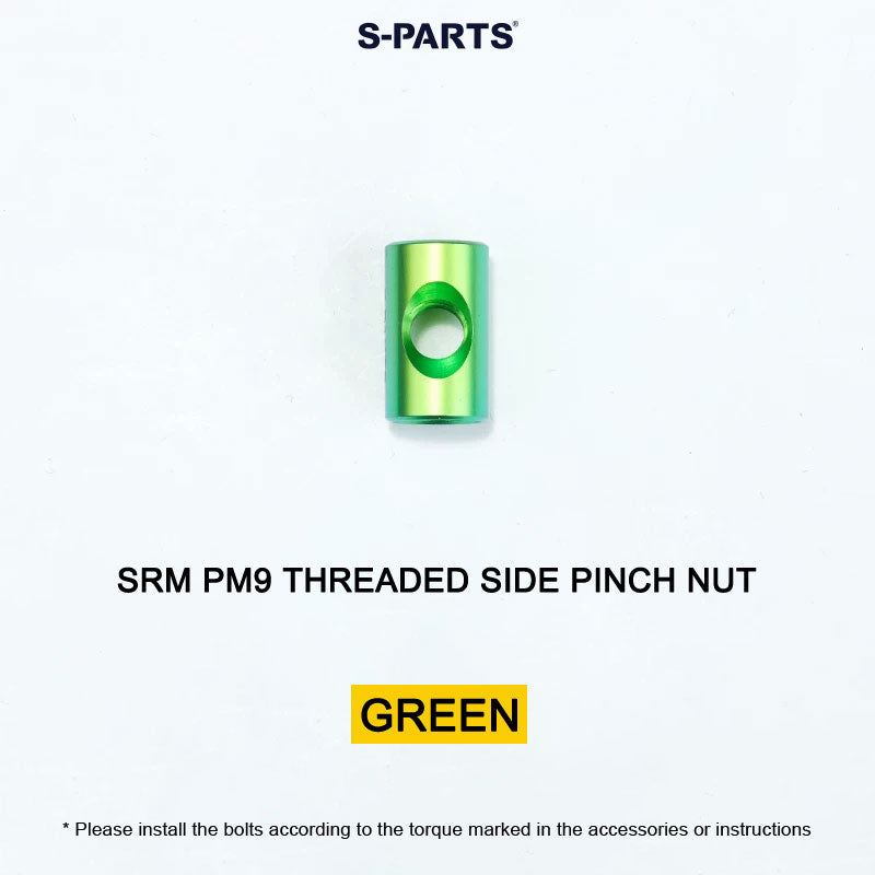 Grade 5 Titanium Crank Arm Pinch Bolt Nut for SRM PM9 Power Meter Cranks