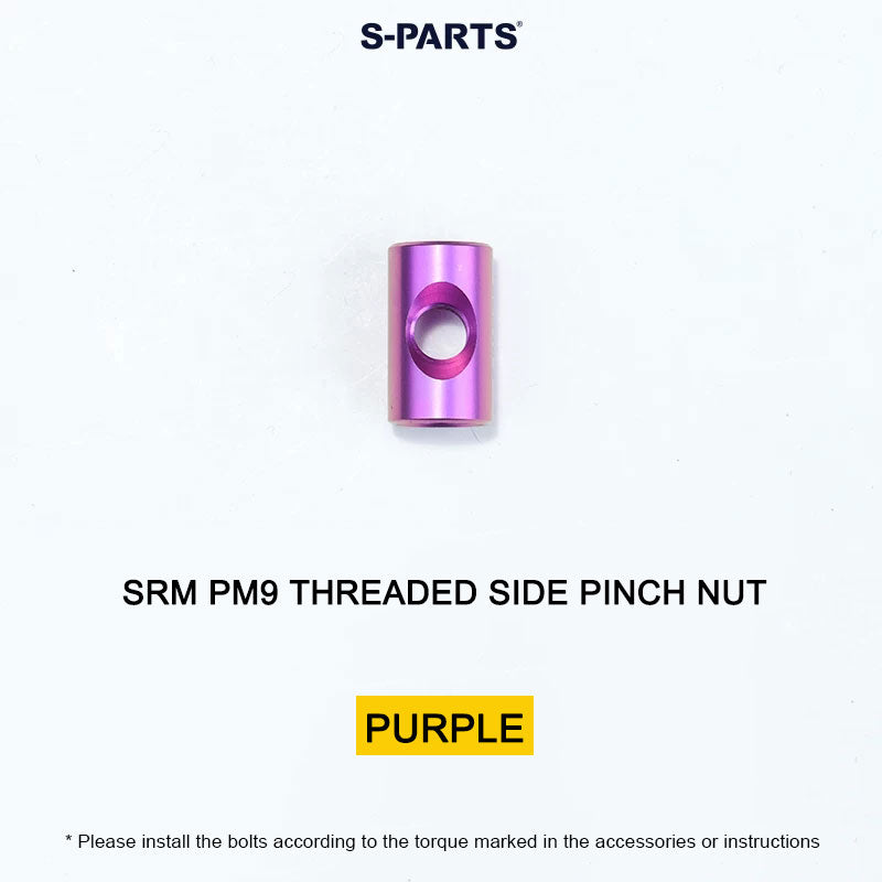 Grade 5 Titanium Crank Arm Pinch Bolt Nut for SRM PM9 Power Meter Cranks