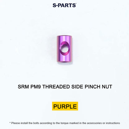 Grade 5 Titanium Crank Arm Pinch Bolt Nut for SRM PM9 Power Meter Cranks