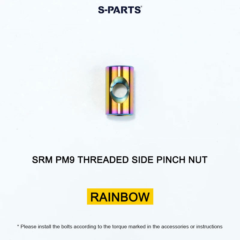 Grade 5 Titanium Crank Arm Pinch Bolt Nut for SRM PM9 Power Meter Cranks