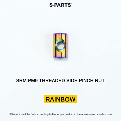 Grade 5 Titanium Crank Arm Pinch Bolt Nut for SRM PM9 Power Meter Cranks