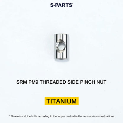 Grade 5 Titanium Crank Arm Pinch Bolt Nut for SRM PM9 Power Meter Cranks