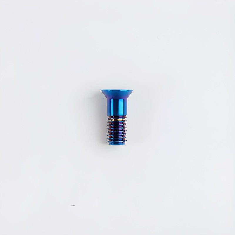 M5 x 13.5mm Hollow Titanium Guide Pulley Bolt for Shimano R8150 / R9250 / XT M8100 / SLX M7100 Derailleurs
