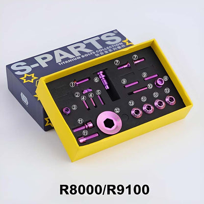 Shimano UT R8000 & DA R9100 Titanium Shifting Bolt Kit