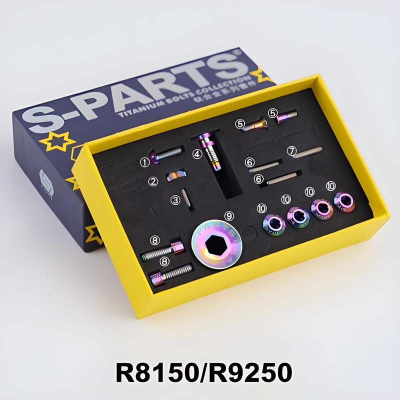 Shimano UT R8050/R8150 & DA R9250 Titanium Shifting & Drivetrain Bolt Kit