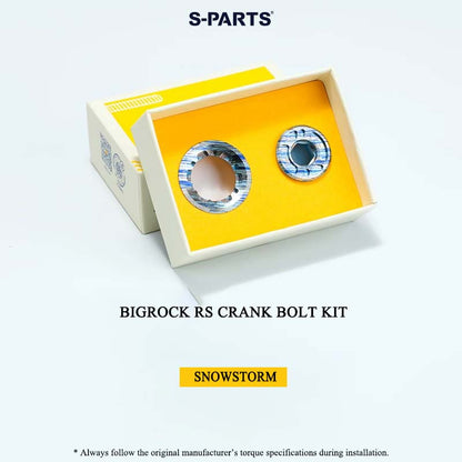 BIGROCK RS Titanium Crank Bolt & Self-Extracting Cap Kit SHIMANO TL-LR15 Compatible