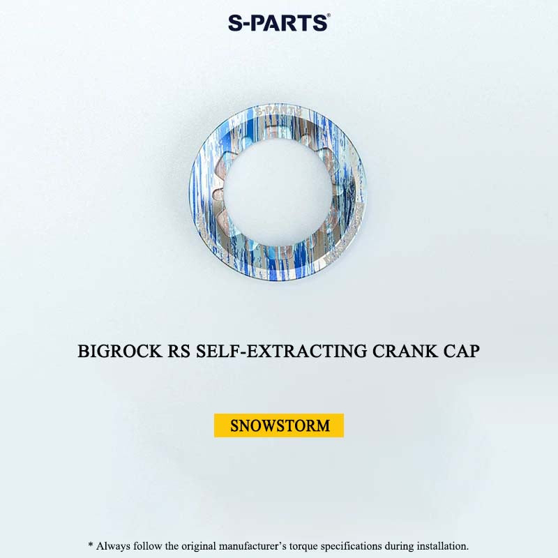 BIGROCK RS Titanium Crank Bolt & Self-Extracting Cap Kit SHIMANO TL-LR15 Compatible