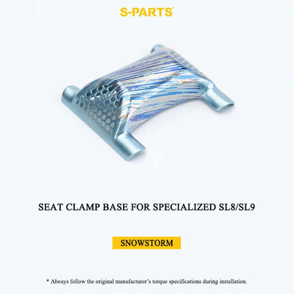 3D Printed Titanium Seat Clamp Kit & Parts for Specialized Tarmac SL8/SL9 Seesaw Seatpost