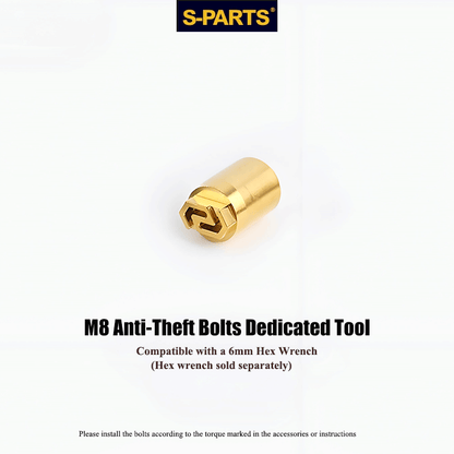 M8x20-45mm Titanium Anti-Theft Crab-Fixing Bolt for Brembo 40mm