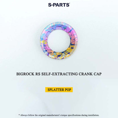 BIGROCK RS Titanium Crank Bolt & Self-Extracting Cap Kit SHIMANO TL-LR15 Compatible