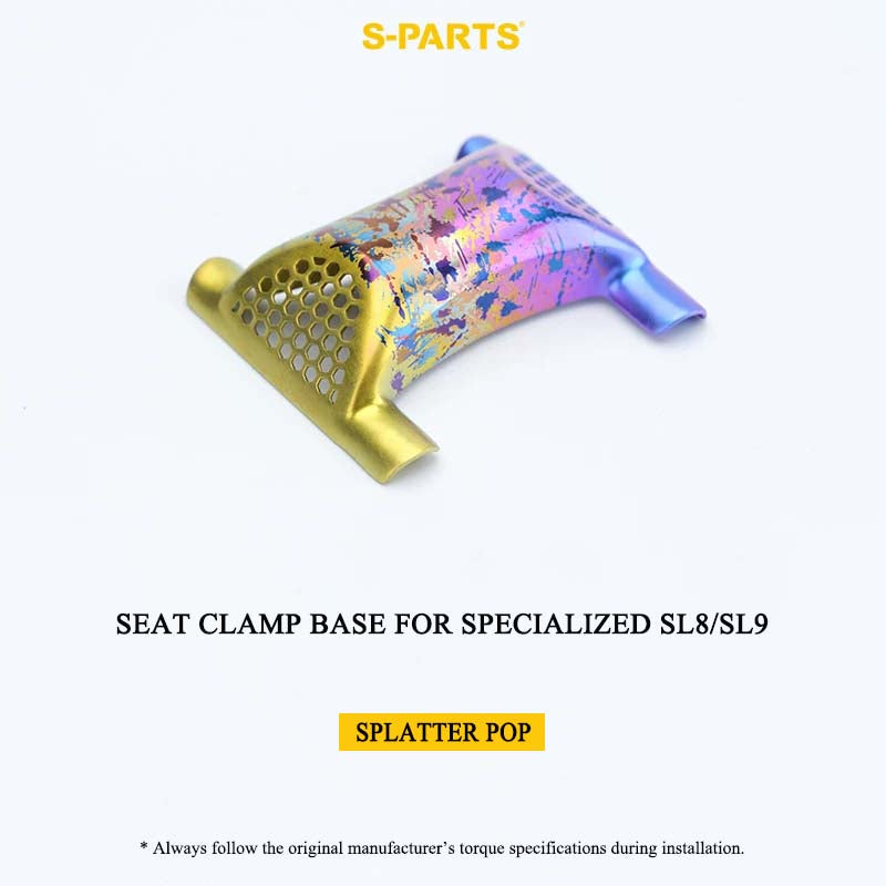 3D Printed Titanium Seat Clamp Kit & Parts for Specialized Tarmac SL8/SL9 Seesaw Seatpost
