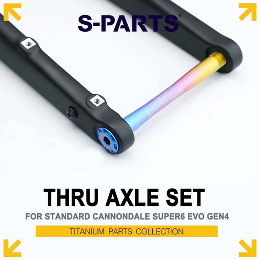 Standard Cannondale Super6 EVO Gen4 M12 x 1.0 (12x122 / 12x164mm) Compatible Thru-Axle Set