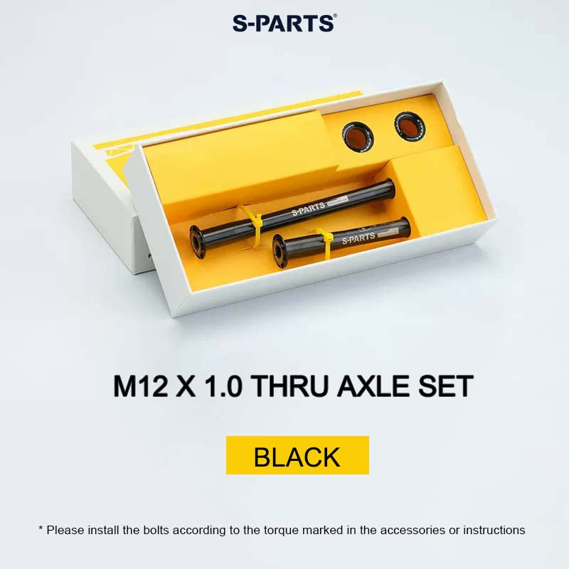 Standard SEKA EXCEED M12 x 1.0 (12x122 / 12x167mm) Compatible Thru-Axle Set