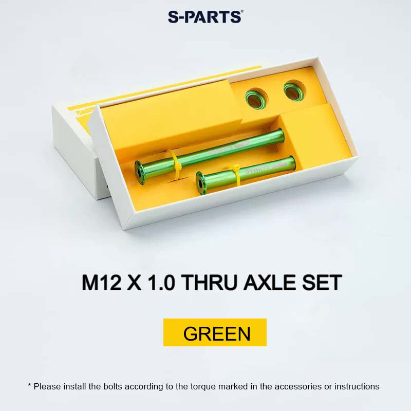 Standard SEKA EXCEED M12 x 1.0 (12x122 / 12x167mm) Compatible Thru-Axle Set