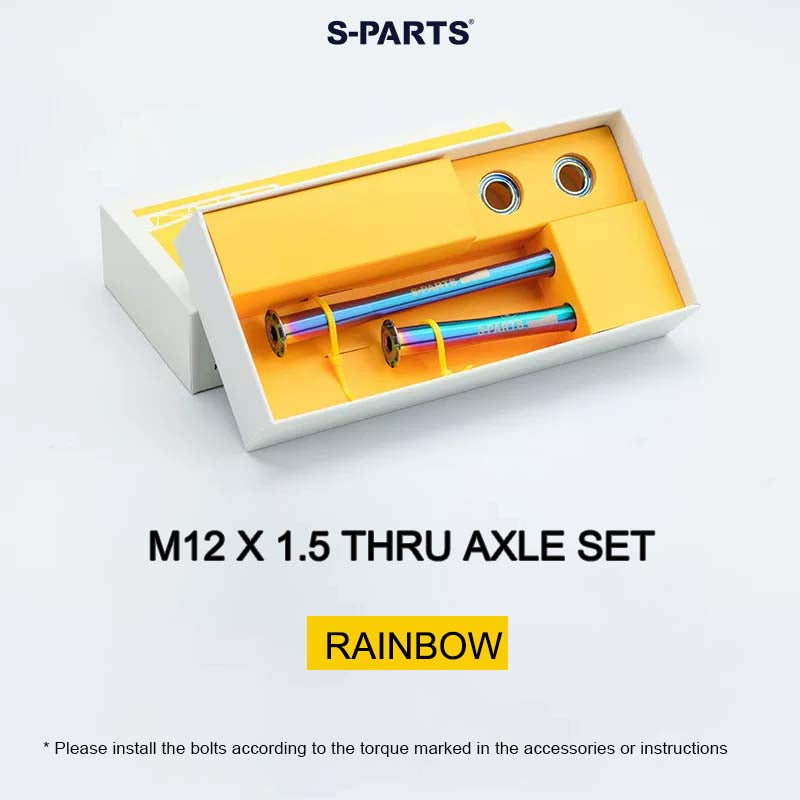 Standard SEKA EXCEED M12 x 1.0 (12x122 / 12x167mm) Compatible Thru-Axle Set