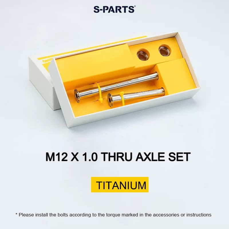 Standard SEKA EXCEED M12 x 1.0 (12x122 / 12x167mm) Compatible Thru-Axle Set