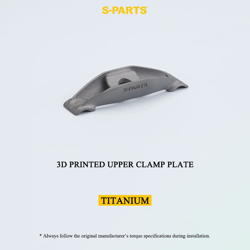 3D Printed Titanium Seatpost Saddle Clamp Kit, Two-Bolt, for Cannondale SuperSix EVO Gen 5