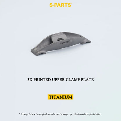 3D Printed Titanium Seatpost Saddle Clamp Kit, Two-Bolt, for Cannondale SuperSix EVO Gen 5