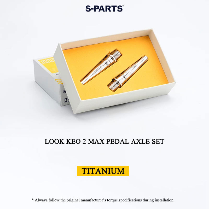 Grade 5 Titanium Pedal Axle & Parts for LOOK KEO 2 MAX