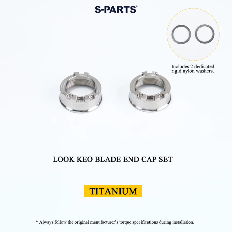 Grade 5 Titanium Pedal Spindle & Hardware for LOOK KEO BLADE Pedals