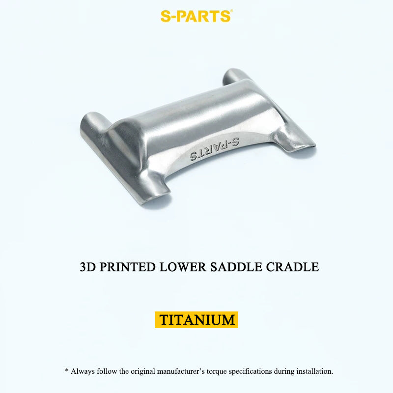 3D Printed Titanium Seatpost Saddle Clamp Kit, Two-Bolt, for Cannondale SuperSix EVO Gen 5