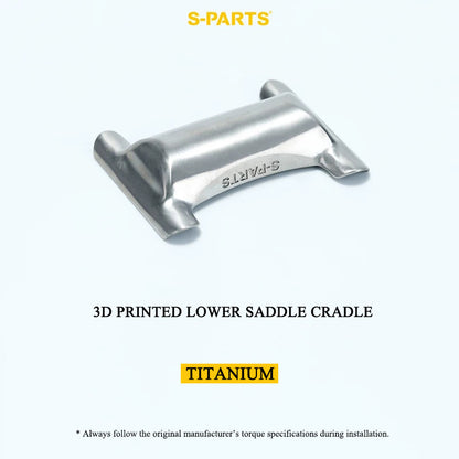 3D Printed Titanium Seatpost Saddle Clamp Kit, Two-Bolt, for Cannondale SuperSix EVO Gen 5